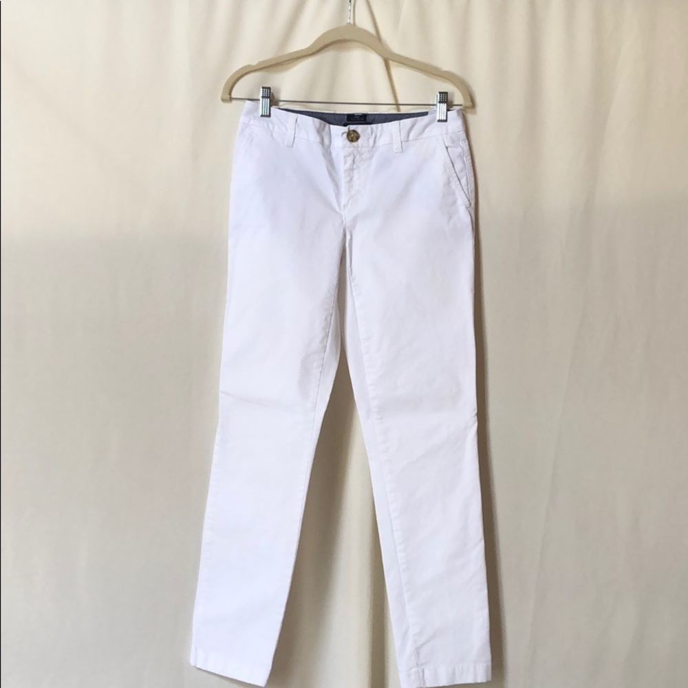 White- Ankle Length - Classic Khaki Style Pant